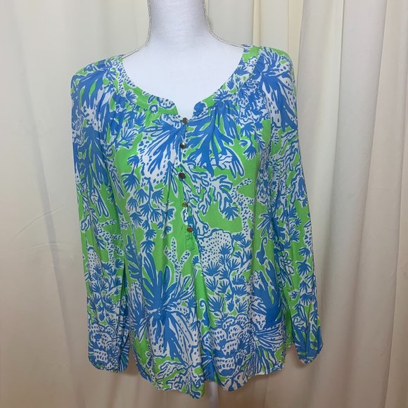 Lilly Pulitzer Tops - Lilly Silk Tunic